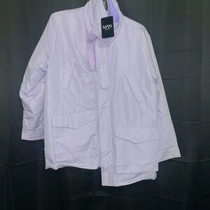 Boohoo Man Lavender winter jacket